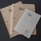 Musician's notebook semester pack, Ruled, Slim Ruled, and Pocket Ruled editions
