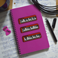 8-bit music theory notebook, front